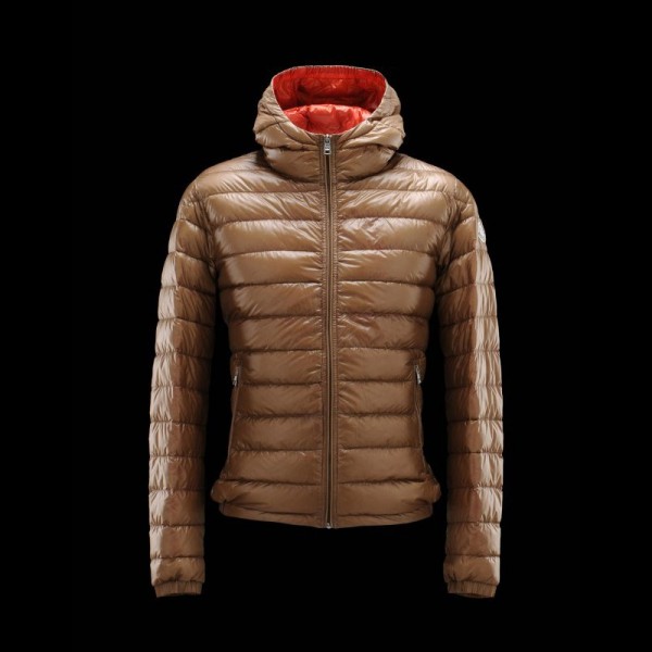 Moncler Giù speciale Khaki cappuccio brevi Donna Giacche